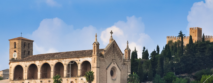 Wallfahrtskirche Santuari de Sant Salvador Arta in Arta