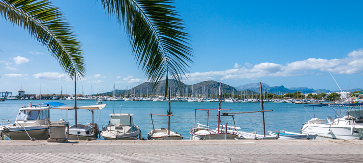 Der Hafen von Puerto de Alcudia