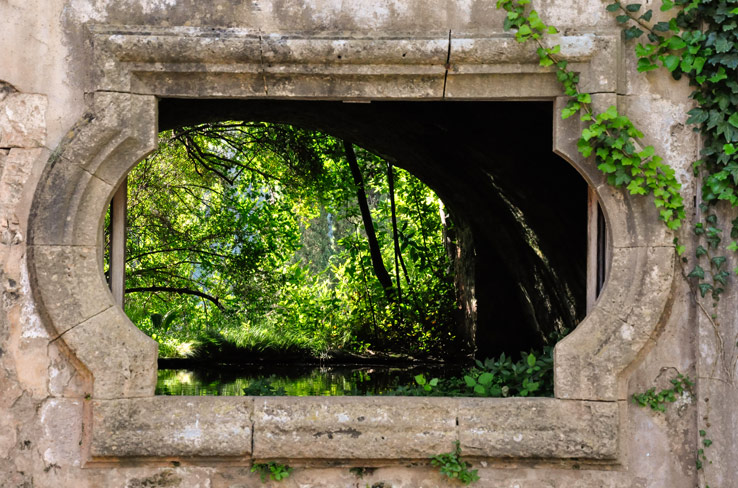 Quelle in den Jardines de Alfabia