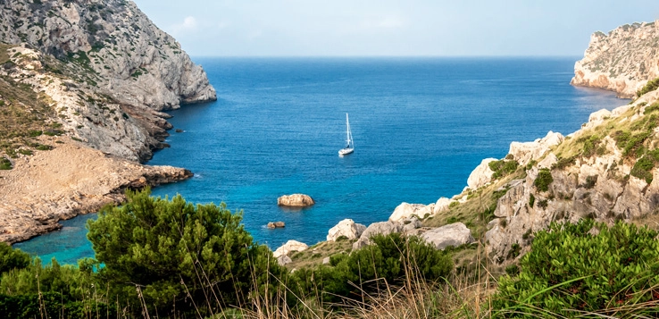 Bucht Cala Figuera am Cap Formentor